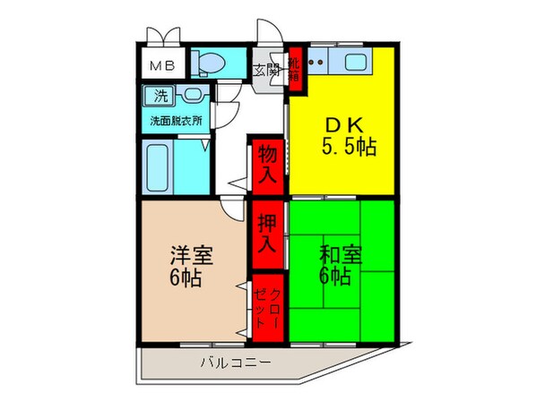 コートビレッジの物件間取画像